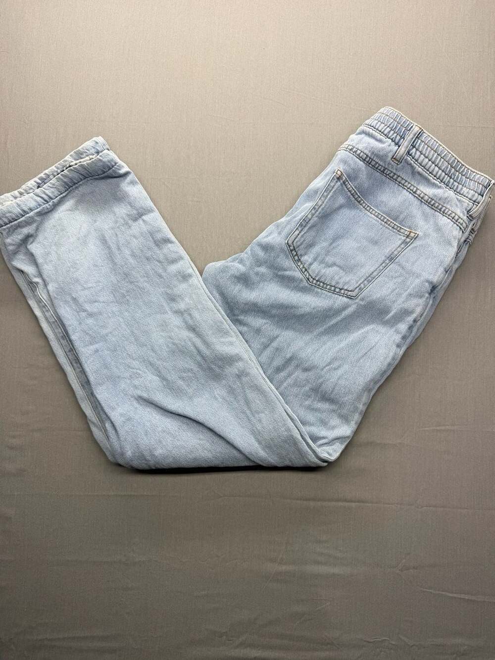 Haband Casual Joe Light Blue Denim Jeans, Size 36L